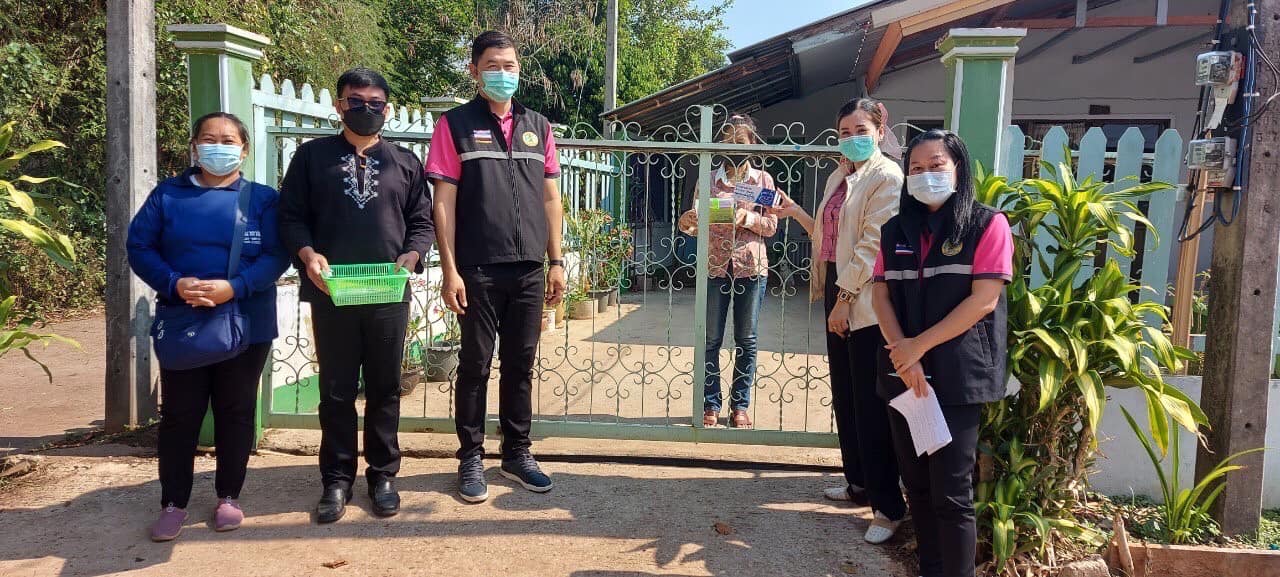 วันที่ 15 กุมภาพันธ์ 2565 ลงพื้นที่เพื่อแจ้งคำสั่งเจ้าพนักงานควบคุมโรคติดต่อ