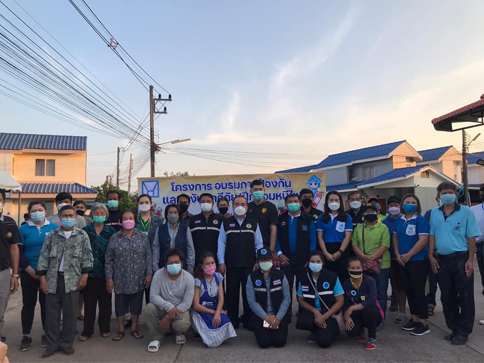 วันที่ 25 กุมภาพันธ์ 2565 นายทองปน วรคันธ์ นายกเทศมนตรีตำบลโพธิ์ชัย เปิดโครงการอบรมการป้องกันอัคคีภัย/ฝึกซ้อมหนีไฟ ณ สำนักงานเคหะจังหวัดหนองคาย